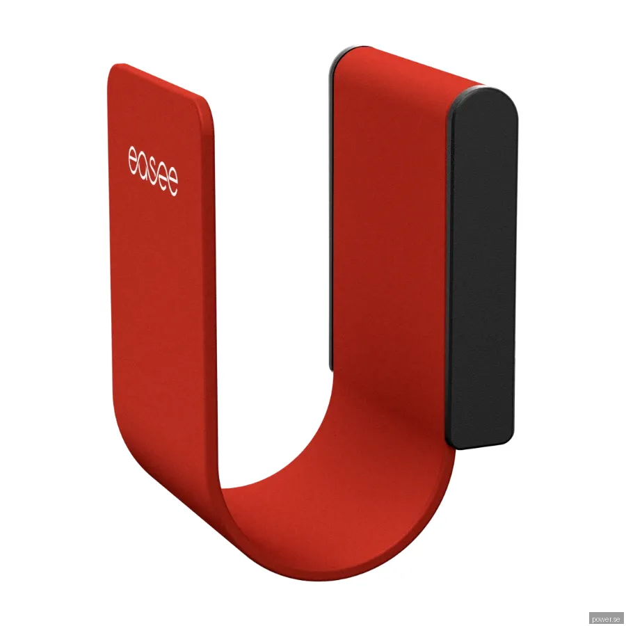 Easee U-hook hållare för elbils laddkabel 90104 (röd)