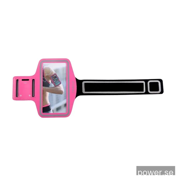 Triacle sportarmband, rosa/silver