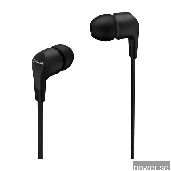 Philips E1105 in ear Hörlurar, svart