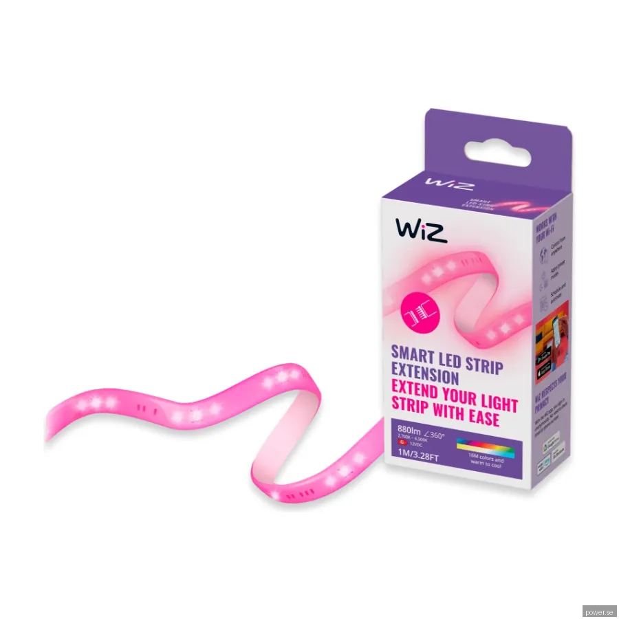 WIZ Wi-Fi LED Strip 1M 880lm extension EU