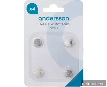 Andersson LR44 Alkaline 4pcs