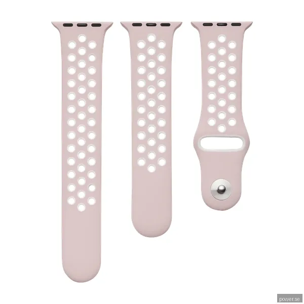 Triacle Sport Armband Apple Watch 38/40/41 mm, rosa/vit