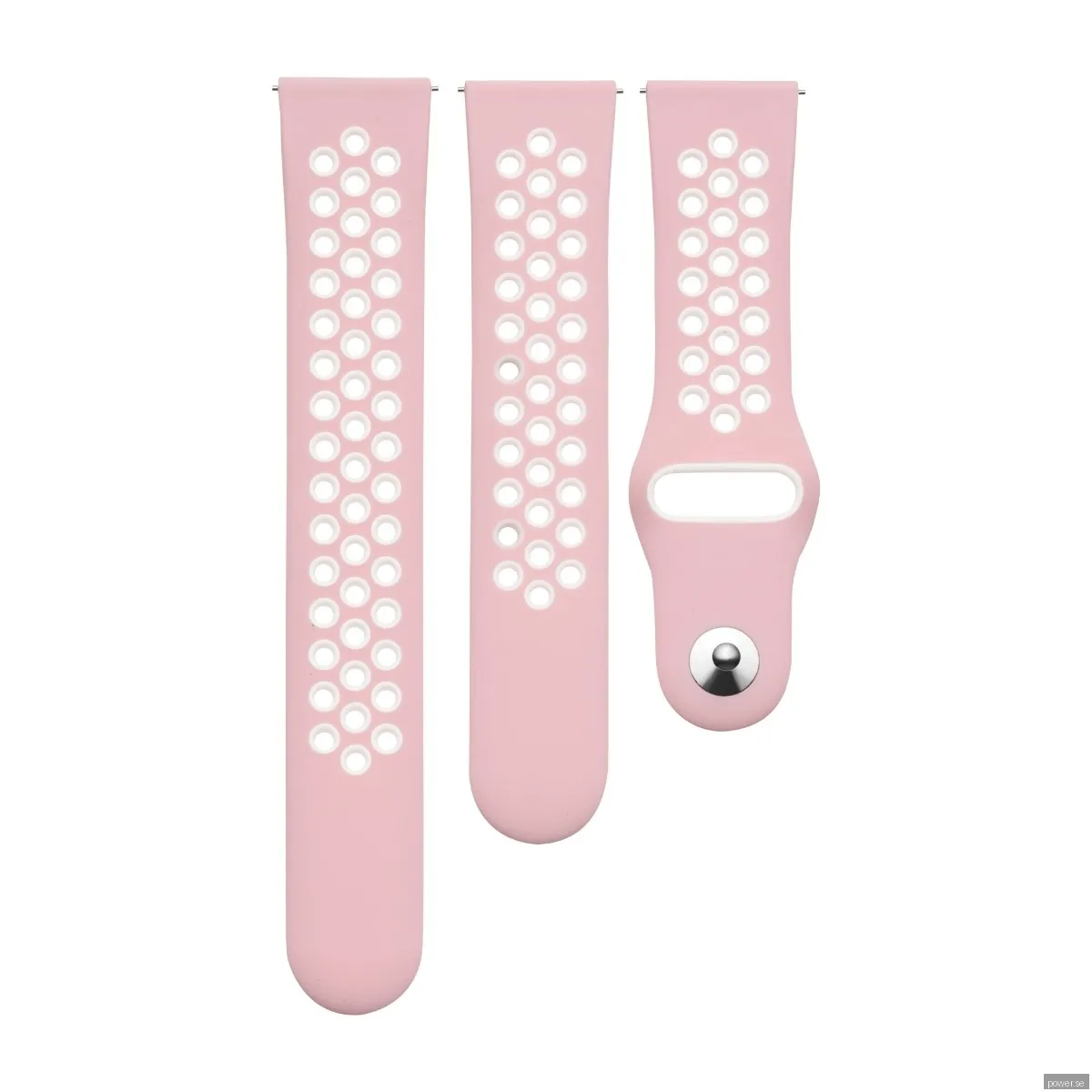 Triacle Sport Band Universal 22 mm, rosa/vit