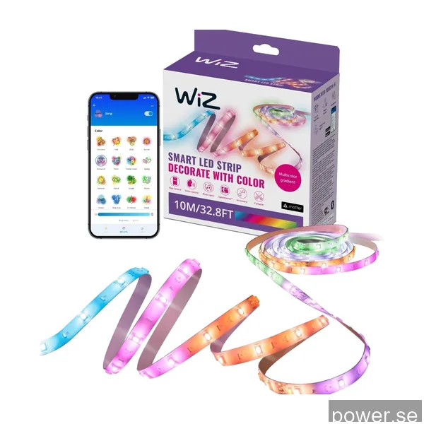 WiZ RGBIC LED strip 10m (5+5) Type-C