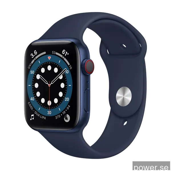 APPLE WATCH SERIES 6 CELLULAR/4G 44 MM BLÅ ALUMINIUM DJUPBLÅ MARIN SPORTBAND