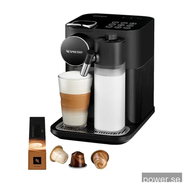 Nespresso Gran Lattissima kapselmaskin By Delonghi, svart