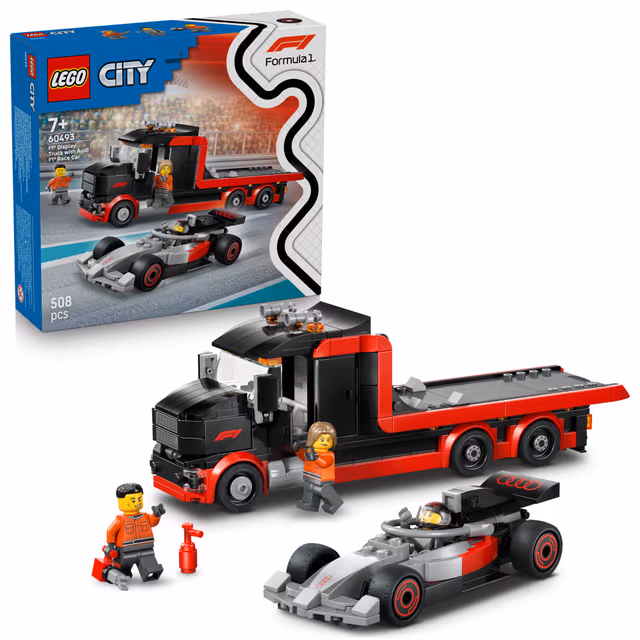 LEGO City F1 uppvisningsbil med Audi F1 racerbil 60493