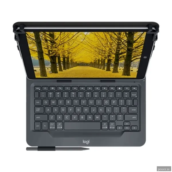 Logitech Universal Folio Keyboard - Tastatur & Folio set - Svart