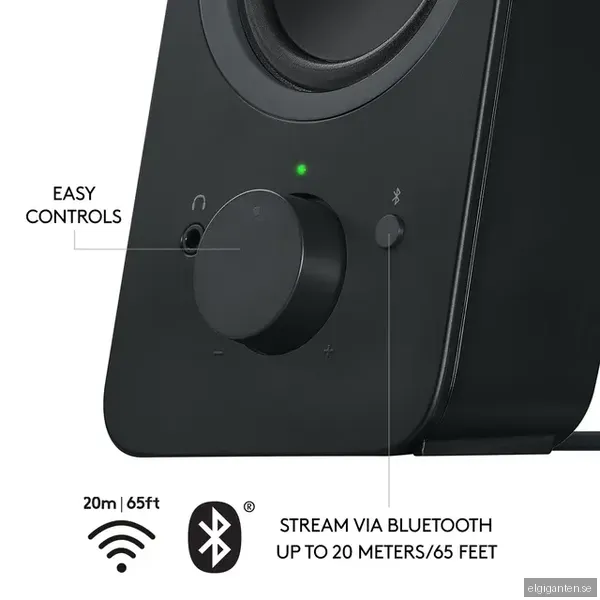 Logitech Z207 2.0 Högtalare med Bluetooth - Svart
