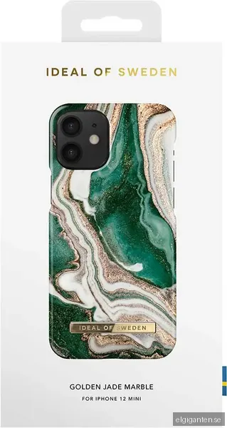 IDEAL OF SWEDEN Case iPhone 12 Mini skal, golden jade marble