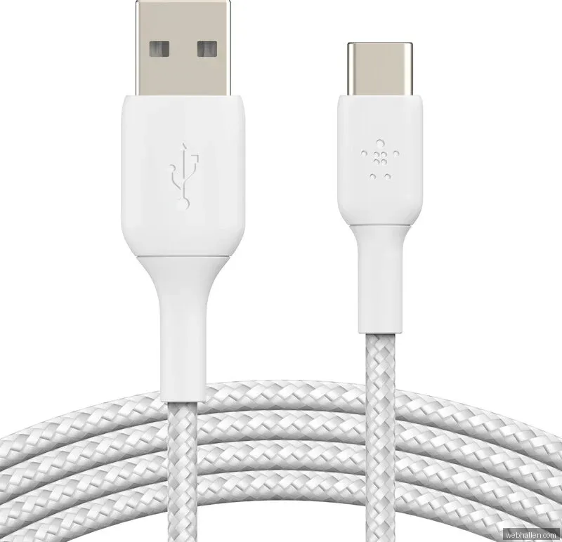 Belkin BOOST CHARGE" USB-A to USB-C Cable_Braided 2M Wh