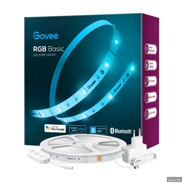 Govee RGB Smart Wi-Fi + Bluetooth LED Strip Light (5m)