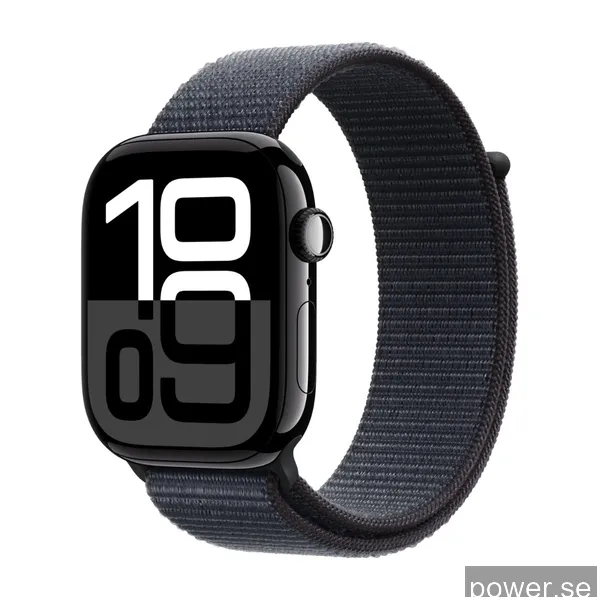 Apple Watch Series 10 46mm GPS Aluminium (gagatsvart)