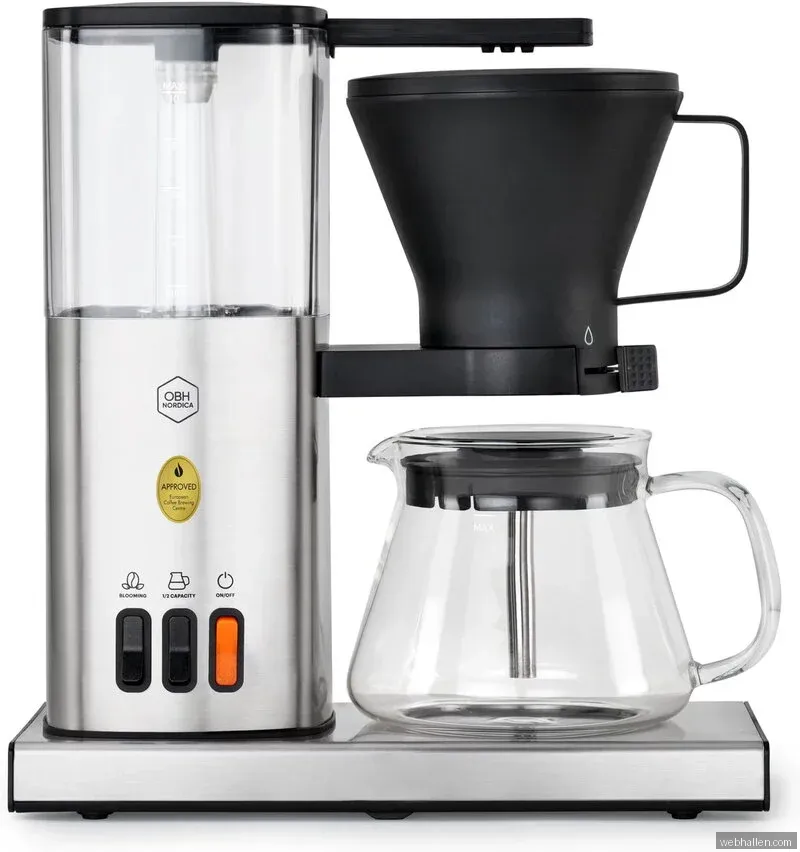 OBH Nordica Blooming Aroma 2426 Kaffebryggare (Silver)