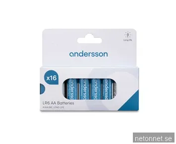 Andersson LR6 AA Long Life Alkaline 16-pcs