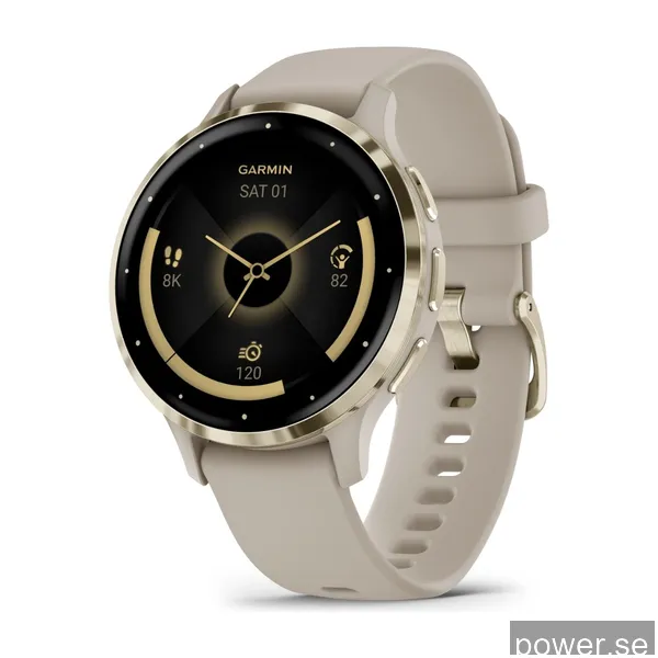 Garmin Venu 3S - Soft Gold French Gray