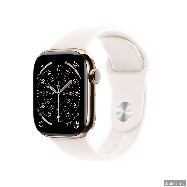 Apple Watch Series 11 GPS + LTE 42mm Titan (guld)