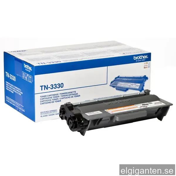 Brother Toner TN3330 Svart