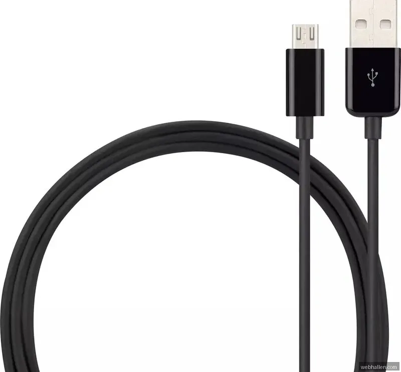 Andersson Micro-USB Cable 2m Black 2.4A