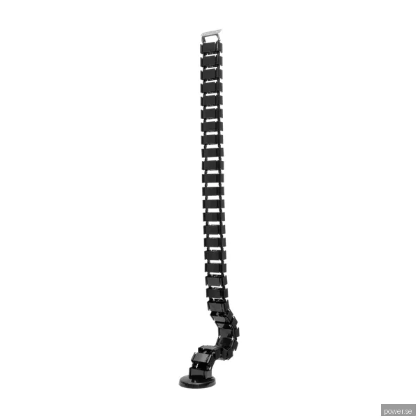 Deltaco Office Spine Cable Organizer & Hider black