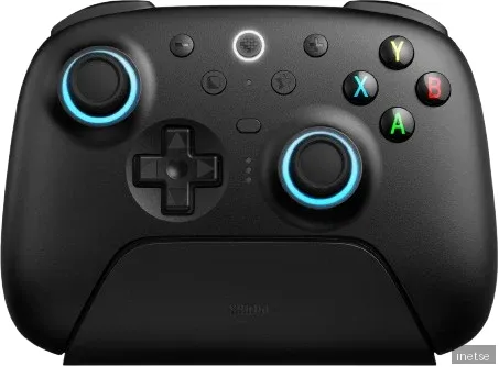 8BitDo Ultimate 2 Trådlös 2,4G – TMR – RGB – Svart - Wireless Controller - PC