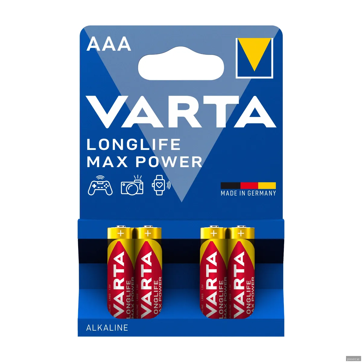 Varta Longlife Max Power AAA-batteri (4 st)