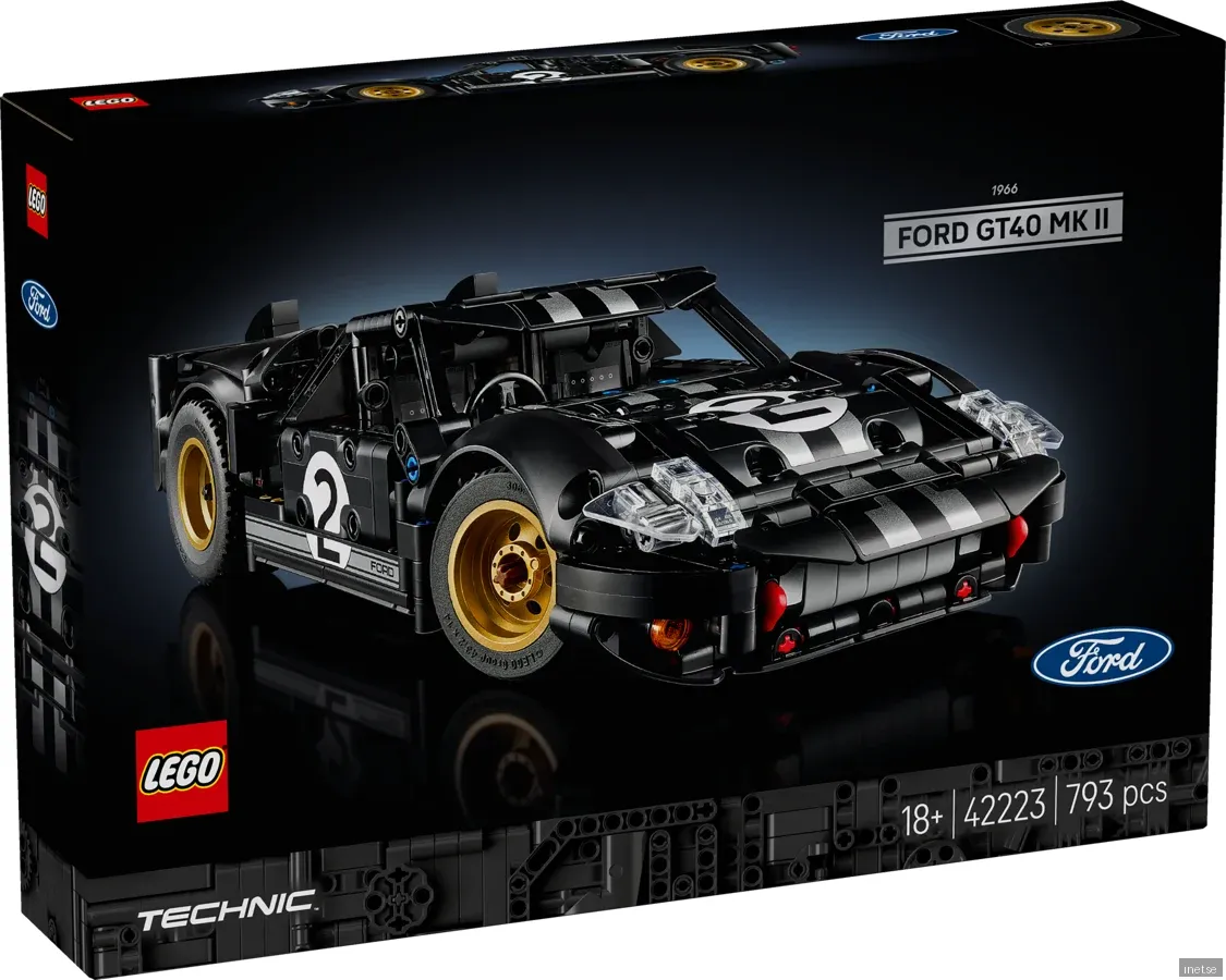 LEGO Technic 1966 Ford GT40 MKII racerbil 42223