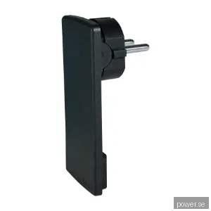 EVOline Platt Stickkontakt, svart