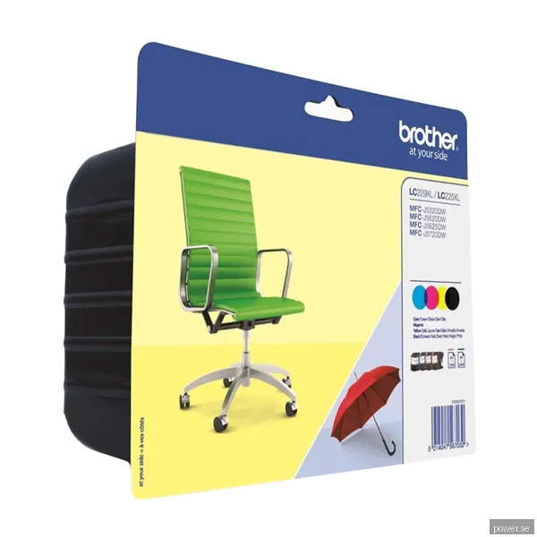 Brother LC-229XLVAL Cyan Magenta Gul Svart