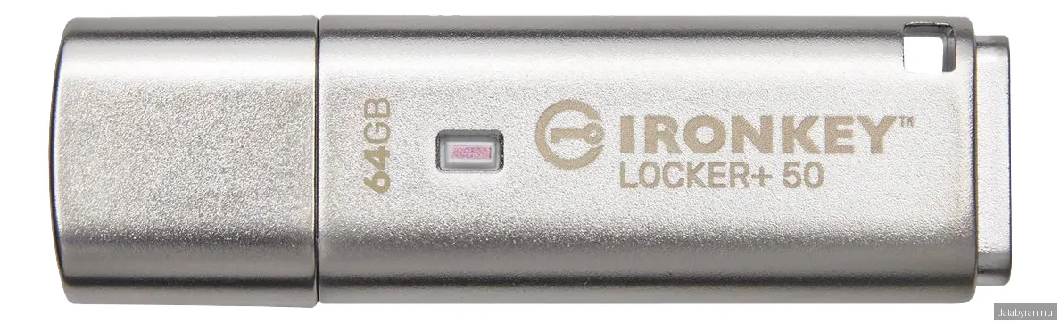 Kingston IronKey Locker+ 50 - 64GB - USB-minne