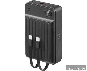 Andersson 20 000 mAh powerbank med integrerade kablar