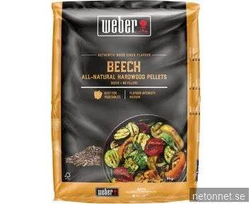 Weber Träpellets - Bok 8kg