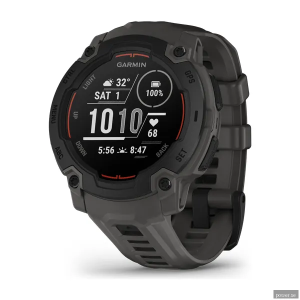Garmin Instinct E 45 mm smartwatch, svart/svart