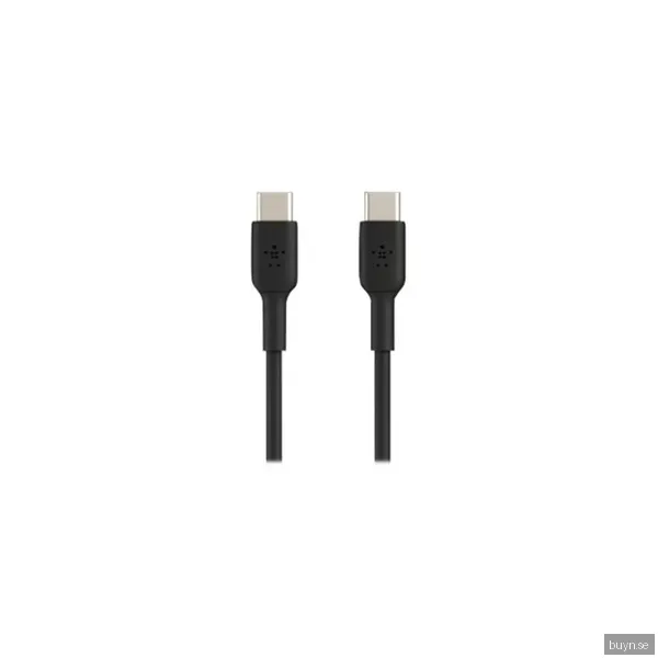 USB-kabel Belkin BoostCharge USB-C till USB-C, USB 2.0, 1 meter - Svart