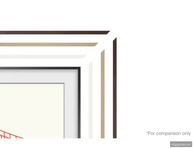Samsung The Frame 75" ram (2021-2024, teak)