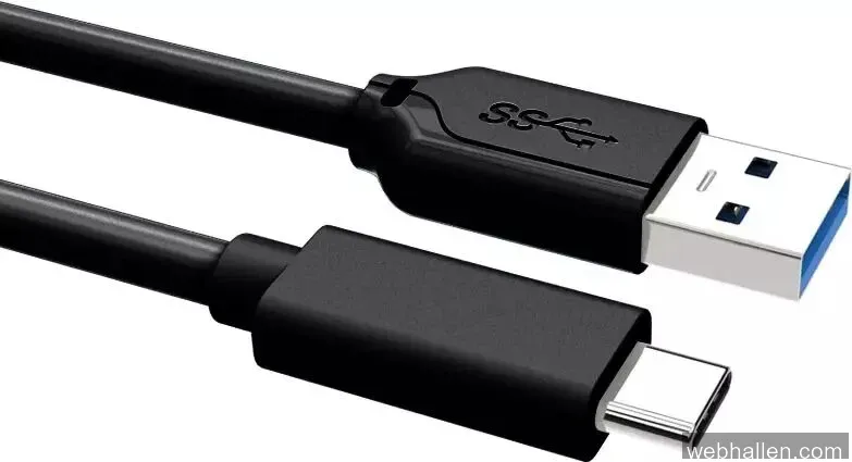 Andersson USB 3.1 Gen 1 C - A 1m Black 3A