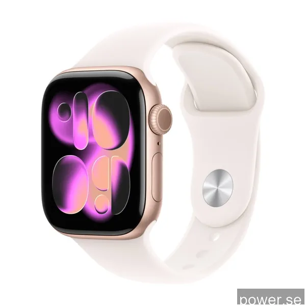 Apple Watch Series 11 GPS 42 mm roséguld aluminum, rosé sportband - M/L