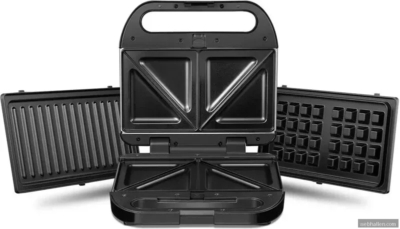 Andersson 3-i-1 smörgåsgrill för mackor, våfflor & panini