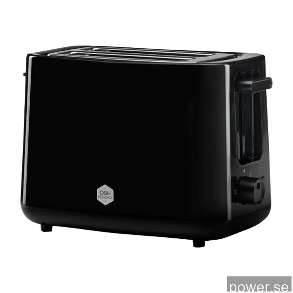 OBH Nordica Daybreak brödrost, svart