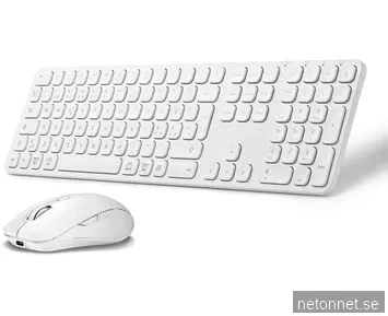 Andersson WSK-M3000 Wireless Keyboard and Mouse Kit 2.4G+BT - Vit