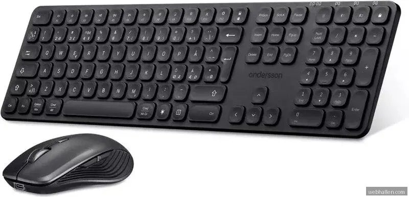 Andersson WSK-M3000 Tangentbord och mus (svart)