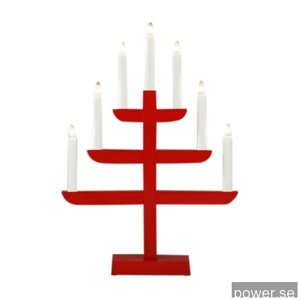 Konstsmide 2540-510 ljusstake dimmarbar, röd