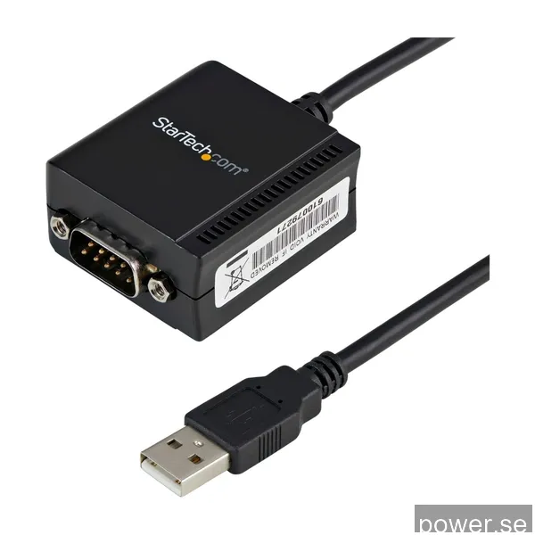 StarTech.com Ftdi USB till Seriell RS232-kabeladapter med 1 Port och com-retention