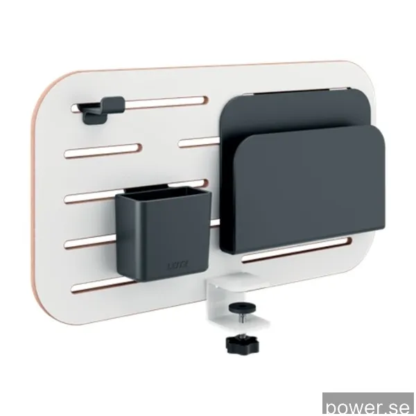 Leitz Ergo Liten Skrivbordsorganisatör med verktygstavla, 42x25 cm, vit