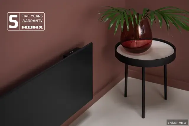 Adax Neo panelelement med WiFi H 06 (svart)