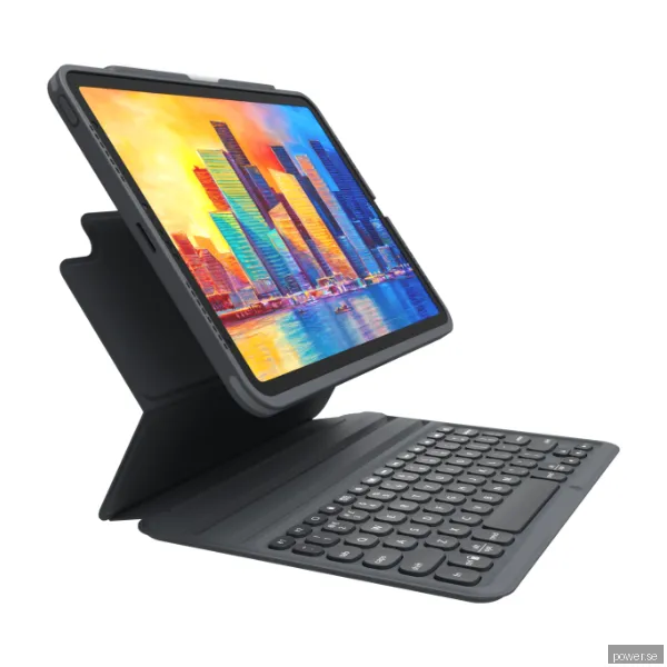 ZAGG Pro Keys - Tastatur & Folio set - Nordisk - Grå