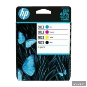 HP 903 CMYK Combo Pack, 4 st bläckpatroner