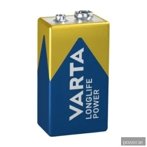 Varta Bli Longlife Power 9V batteri