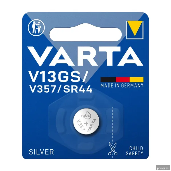 Varta V13GS/V357/SR44 Bli knappbatteri