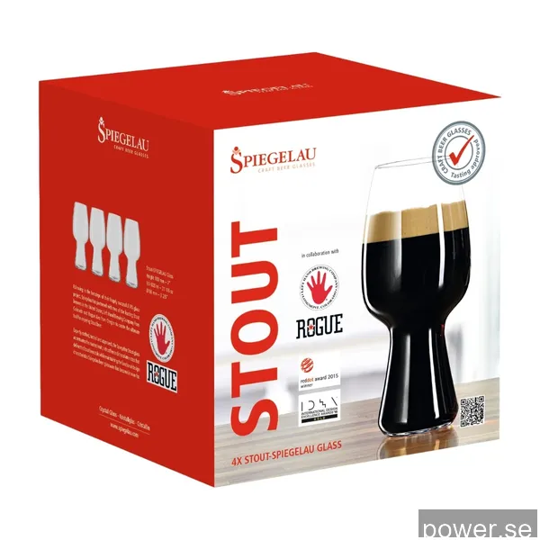 Spiegelau Craft Beer Stout glas Set 4pk